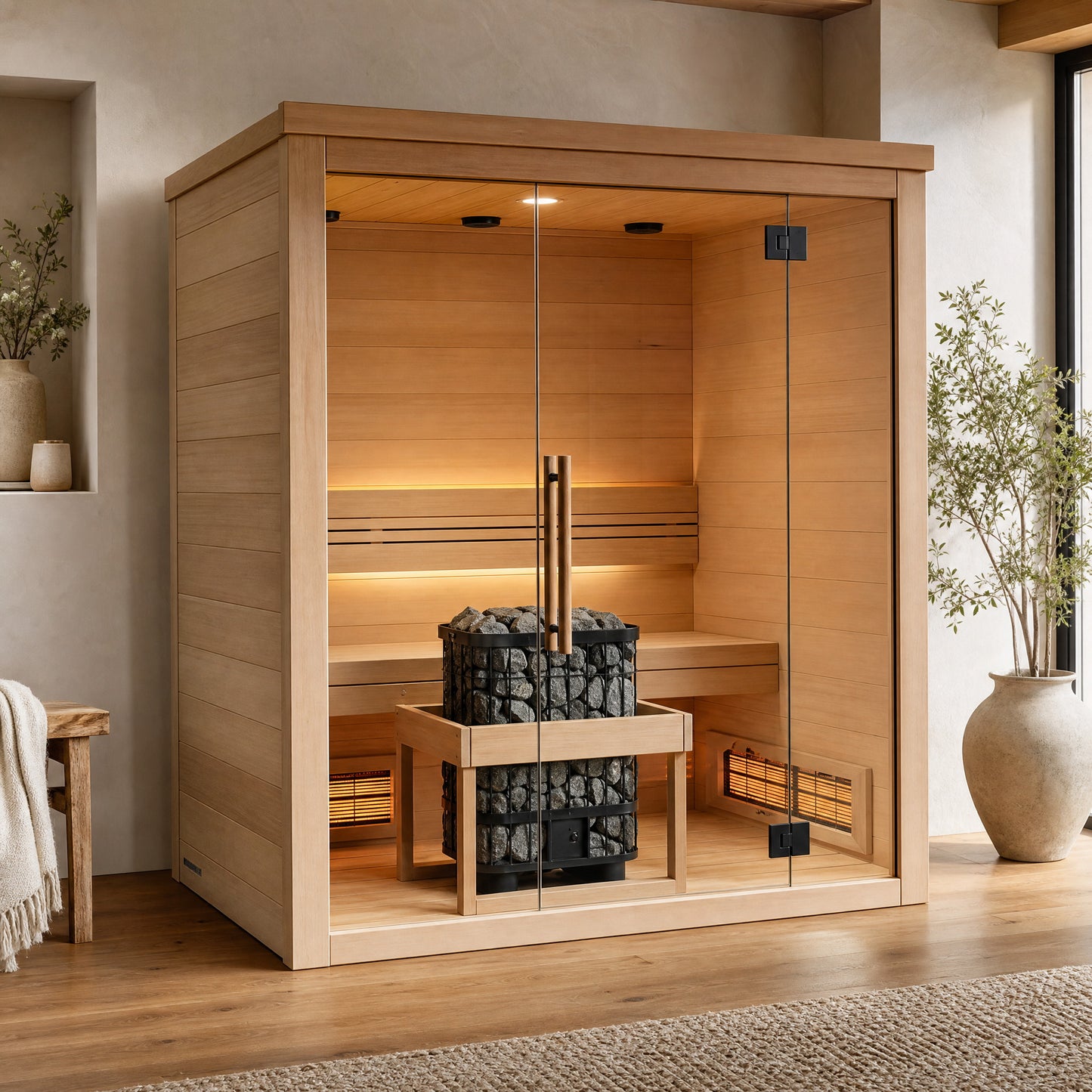 Fjord Traditional Hybrid 3-Person Sauna