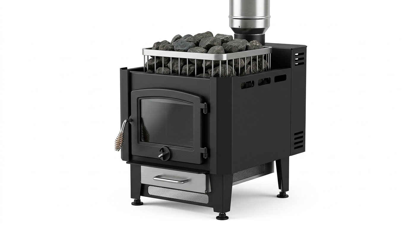 NordicPeak Heritage Wood-Fired Sauna Heater