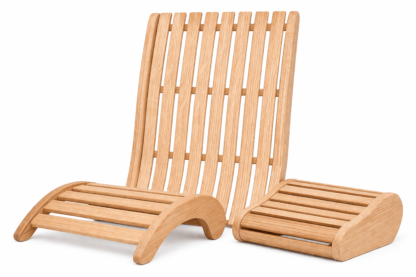PureHeat cedar backrest and headrest set