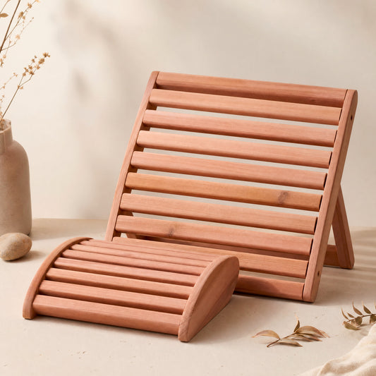 PureHeat Cedar Backrest & Headrest Set