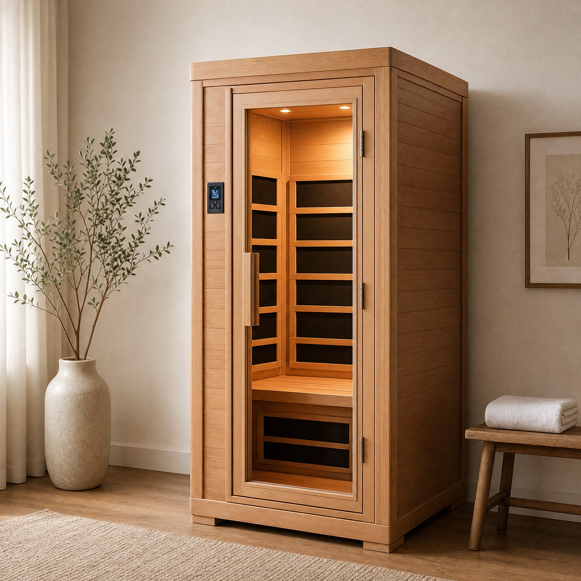 Aurora Glow 1-Person Indoor Infrared Sauna