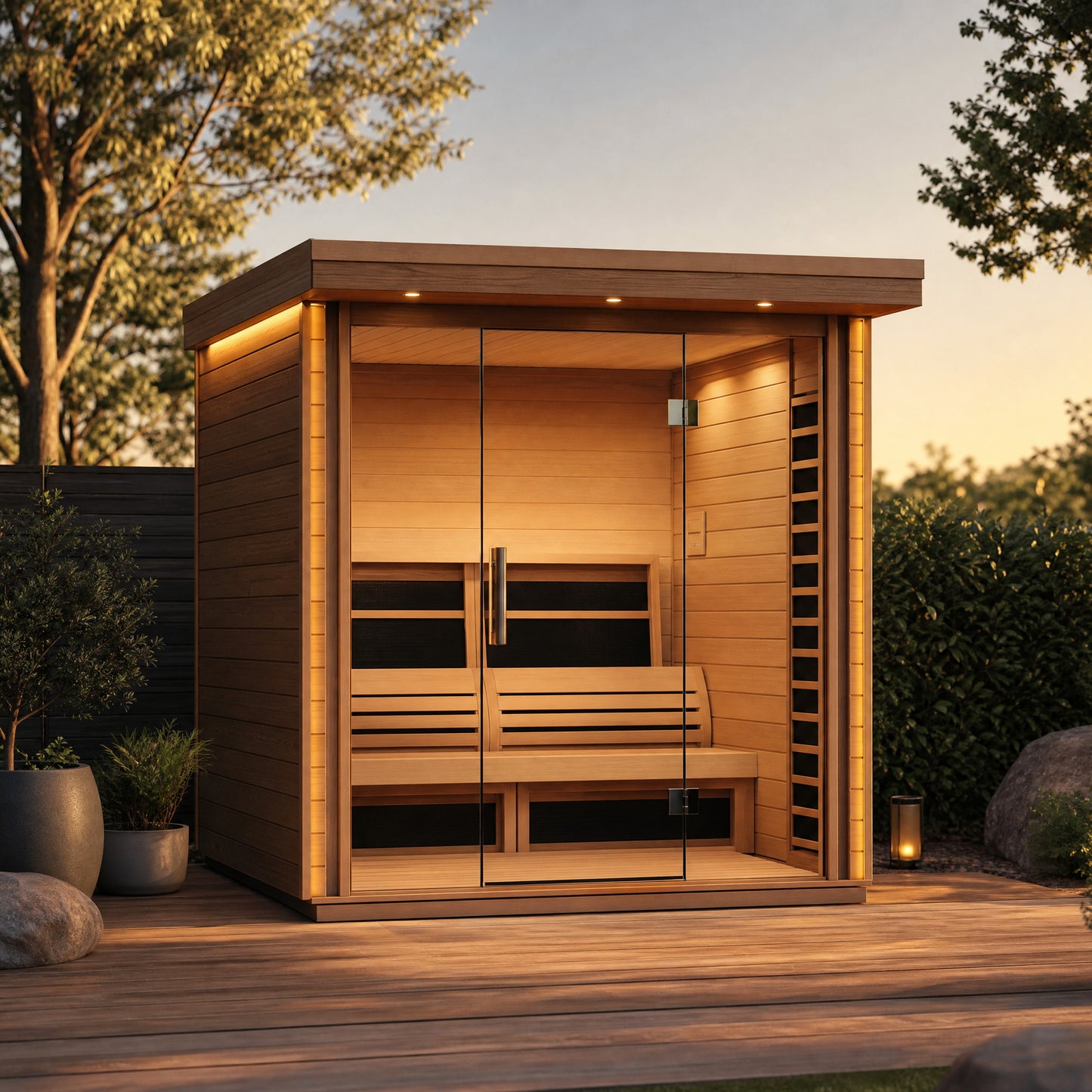 Radiant Haven 2-Person Outdoor Infrared Sauna