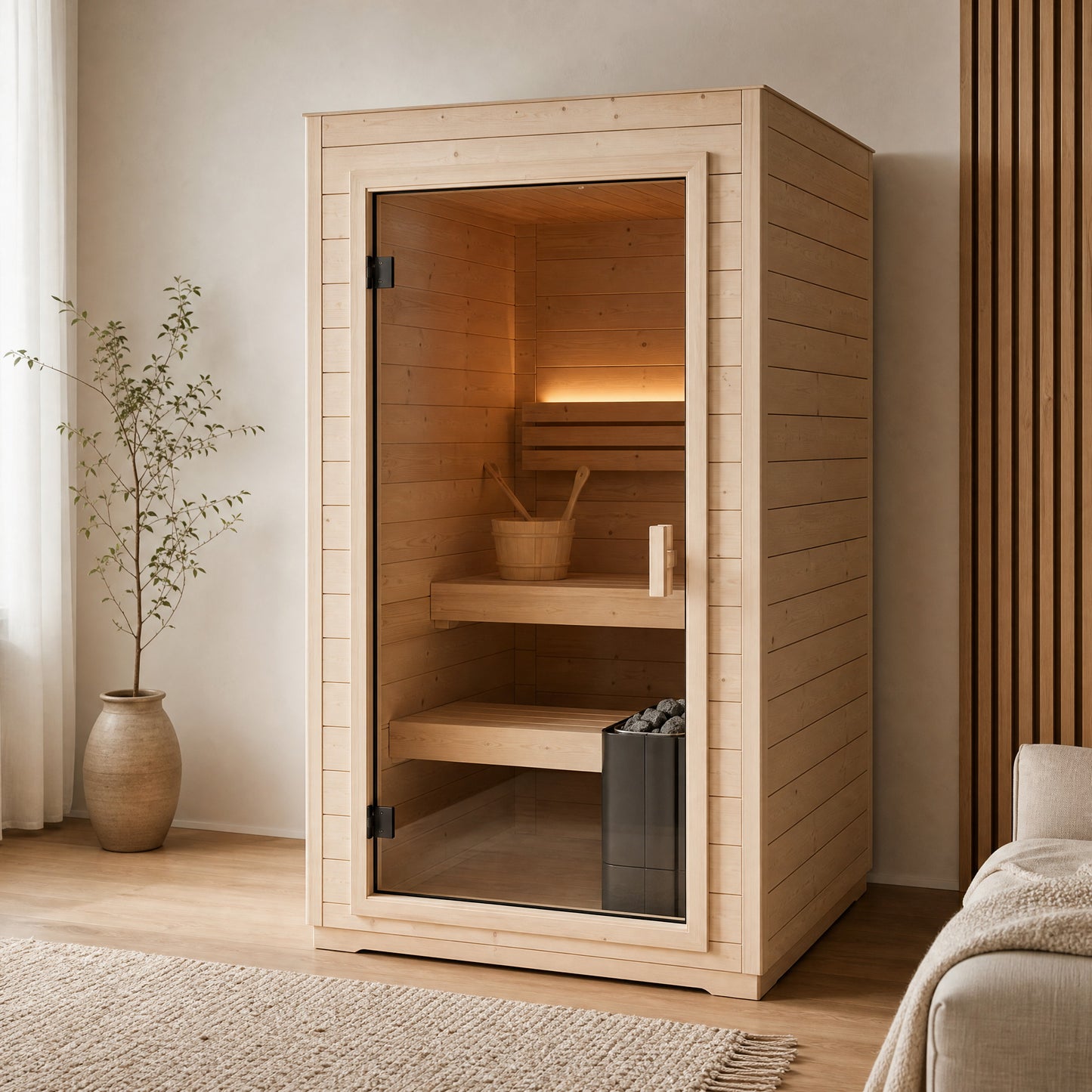 Helsinki Classic 1-Person Traditional Sauna