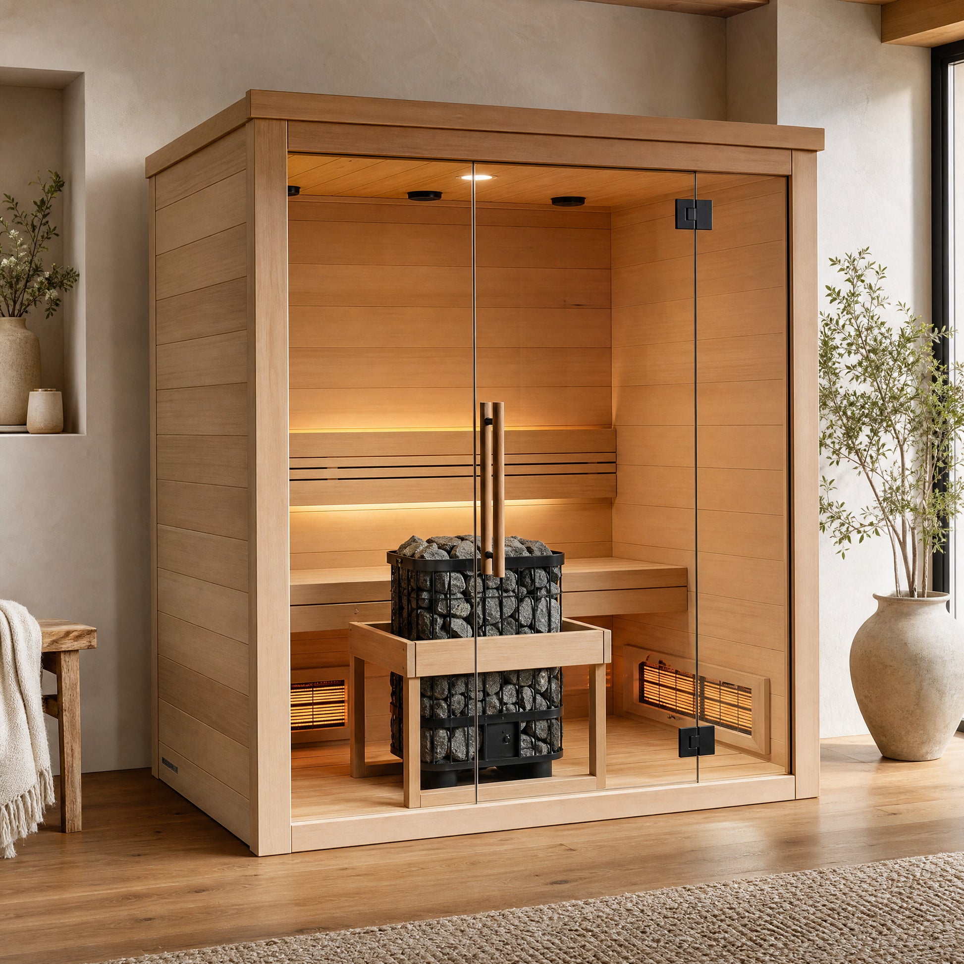 Fjord Traditional Hybrid 3-Person Sauna