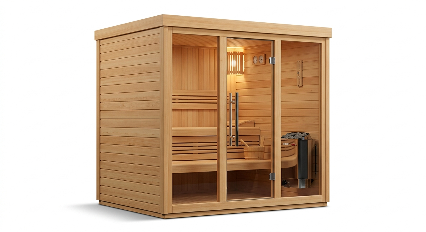 Fjord Traditional Hybrid 3-person sauna