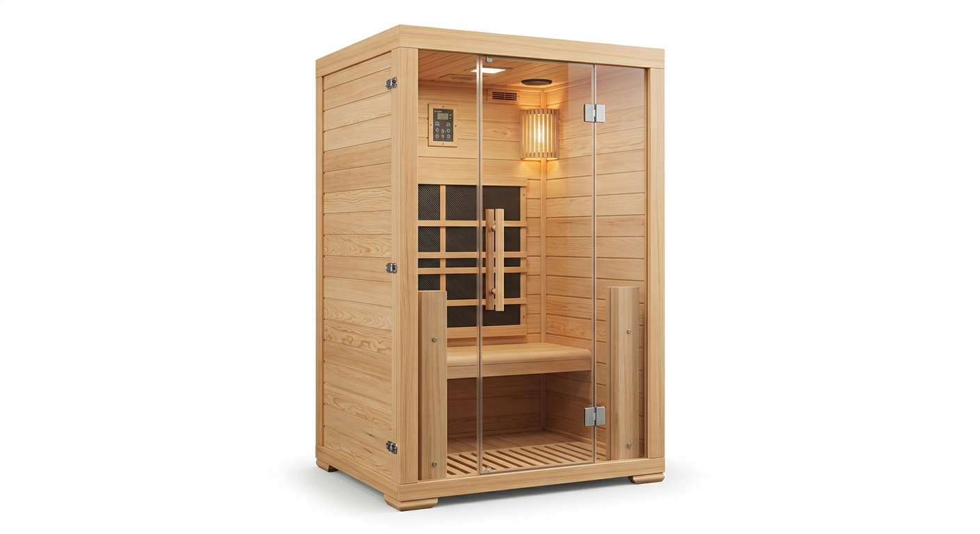 Nordic Hybrid 1-person dual-heat sauna